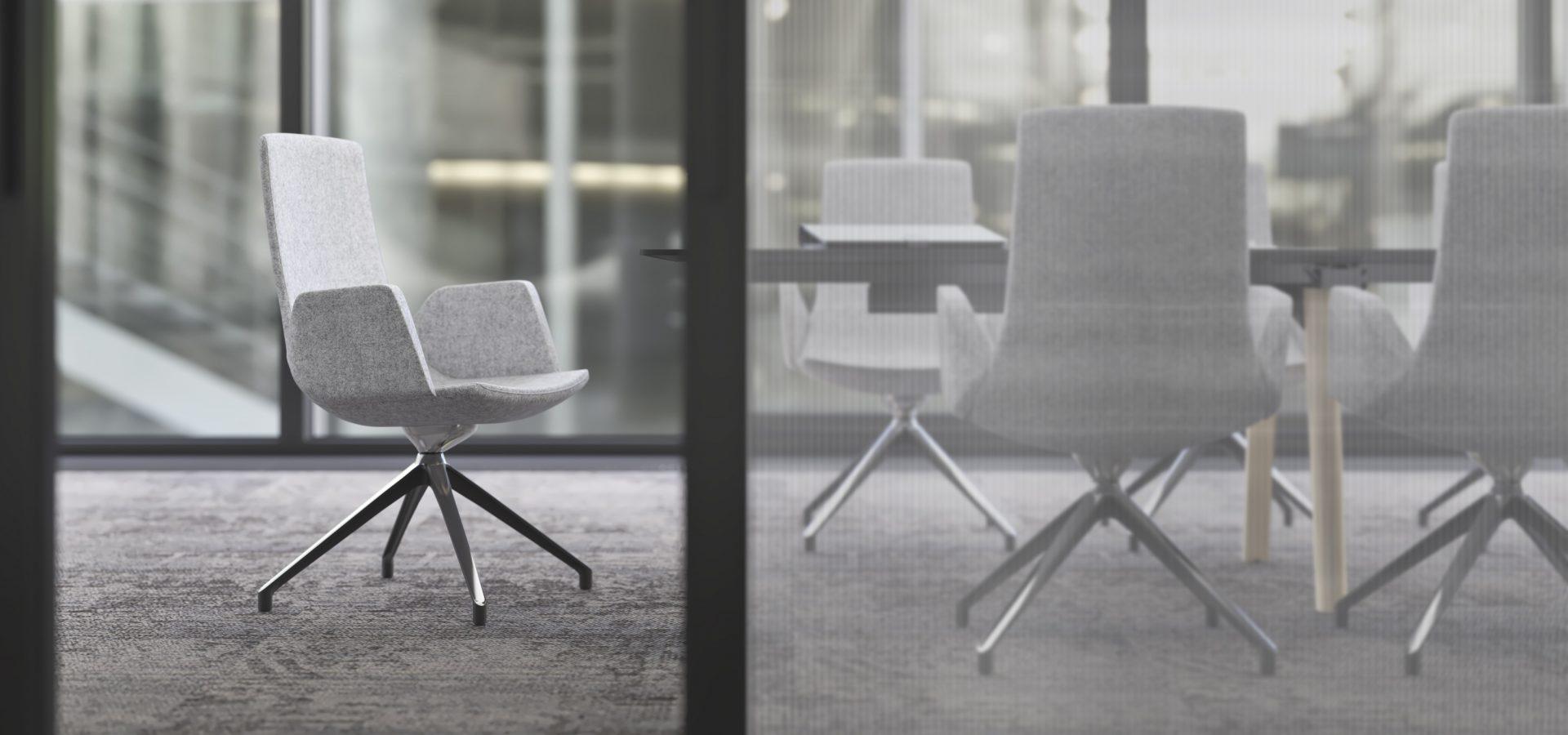 Konferenču krēsls NORTH CAPE, AD6 - zils